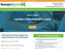 Tablet Screenshot of centervillecleaners.com