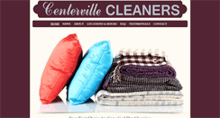 Desktop Screenshot of centervillecleaners.net